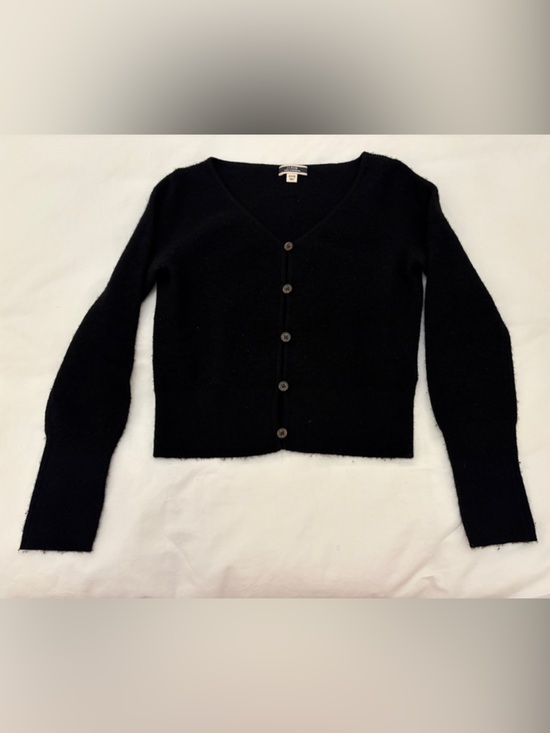 J. Crew Sweaters - J Crew Black Women's V-Neck Button Cashmere Cardigan